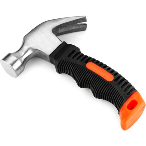 Mini hammer nail hammer ergonomic handle small portable home tool mini hammer multi-tool for crafts