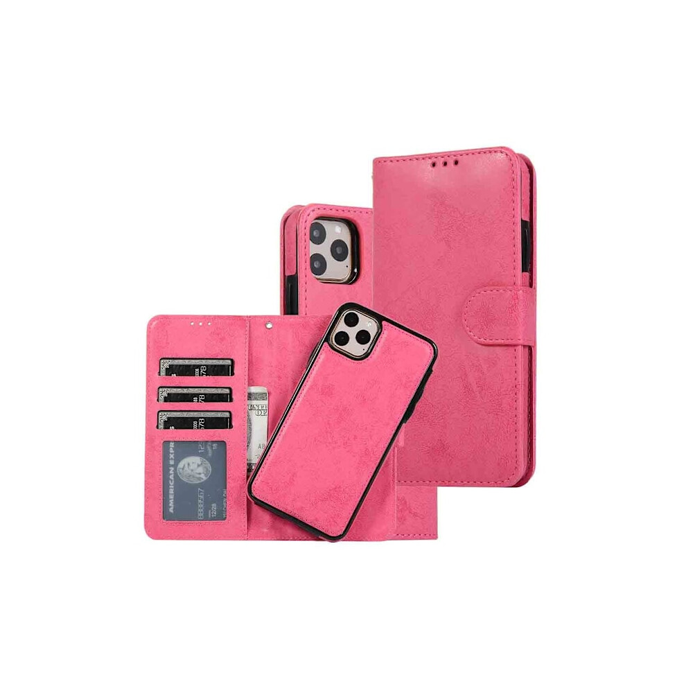 Compatible With Iphone 11 - Practical Wallet Case From Leman Pink 9338982215312