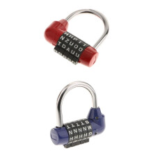 2 Pack 5 Letters Combination Lock Password Sturdy Padlock for Home,
