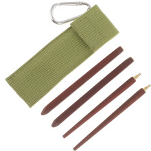 Folding Chopsticks Cutlery Ebony Camping Dishware Chinese Hotpot Cloth