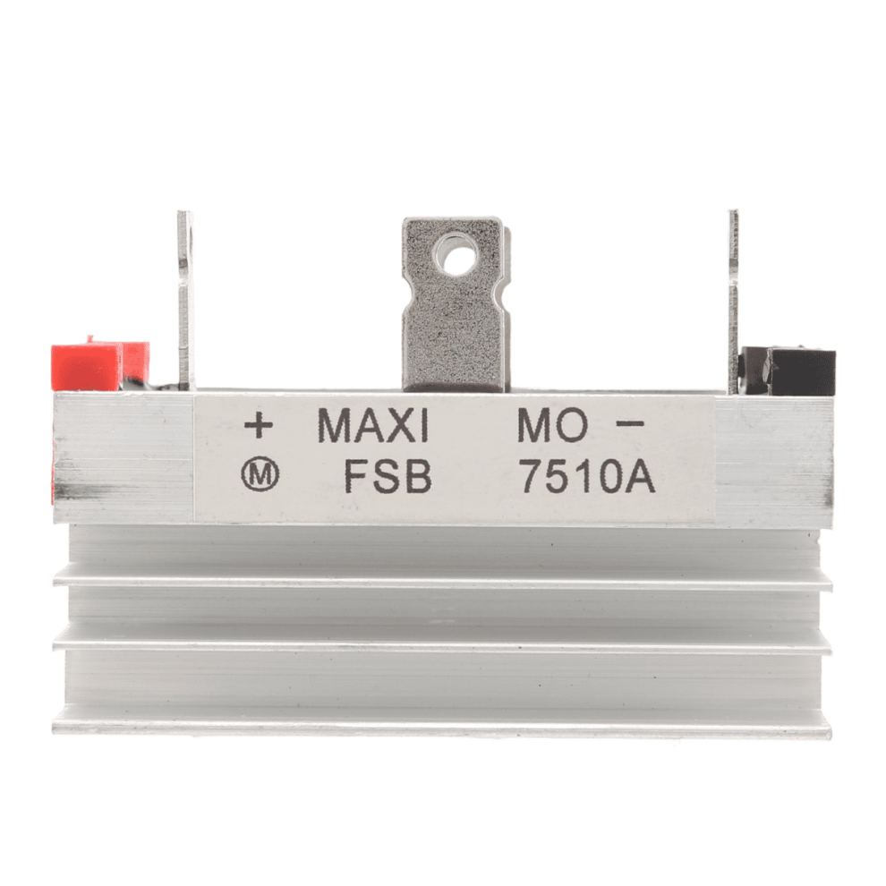Aluminum Heatsink Base Single Phase Bridge Rectifier Diode 75A 1000V 9009879000501