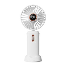 Yonrjhukm Usb Handheld Fan Mini Folding Portable Fan Digital Office Students Small Electric Fan