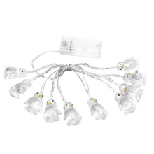 Poaug Led Light Clearance Penguin Animal Shape String Lights 10 Led 1.65M on Sale Home Decor Green