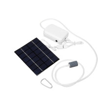 YOBOLK Rechargeable Solar Aquarium Oxygenation Pump, Compatible with Small Fish Pond, Outdoor Fishing & Sports & Outdoors Play Toys
