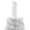 Walmeck Slim Artificial Half Christmas Tree with Stand Silver 4 ft 6
