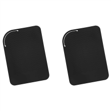 2X Black Silicone Heat Resistant Travel Mat, Anti-Heat Pad for Hair Straighteners,Flat Irons and Other Hot Styling Tools