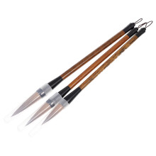 3pcs Chinese Calligraphy Painting Brush Wooden Bar Writing Drawing Brushes