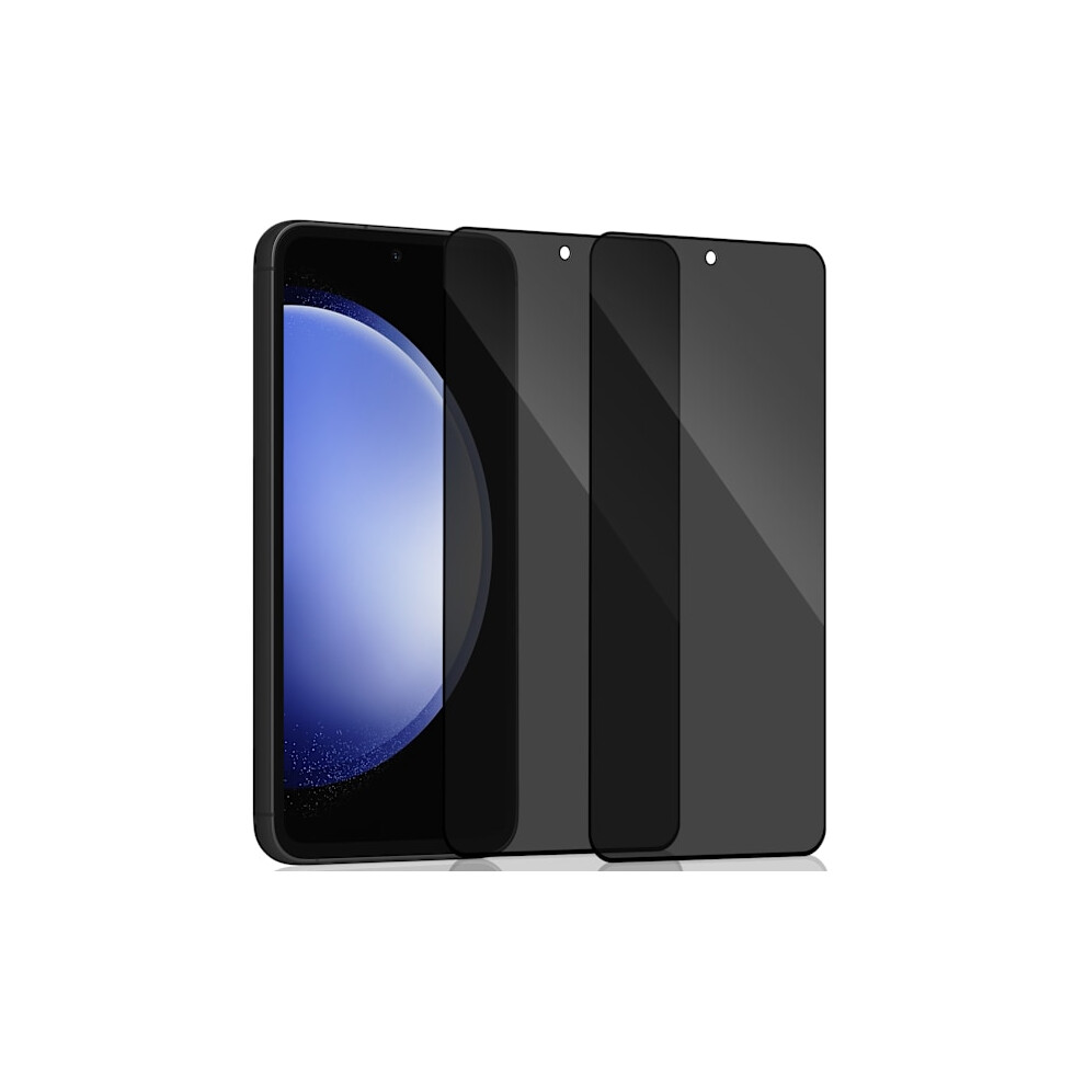 2-Pack Compatible With Samsung S23 Fe Privacy Screen Protector - Tempered Glass 9H - Super Quality 3D 9557311660986