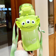 Girl Straw Kettle Crossbody Stainless Steel Kawaii 500ml Sanrio Kuromi Children Thermos Bottle Primary School Student Water Cup