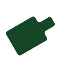 harayaa Pilates Mat for Reformer 39 x 24inch Solid Color Lightweight Travel Yoga Mat Dark Green