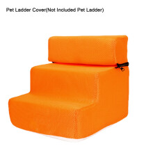 Cherryhome 2-Step Folding Pet Stairs Cover, Compatible with High Beds & Sofa for Small to Medium Dogs and Cats, Foldable Pet Storage Stepper