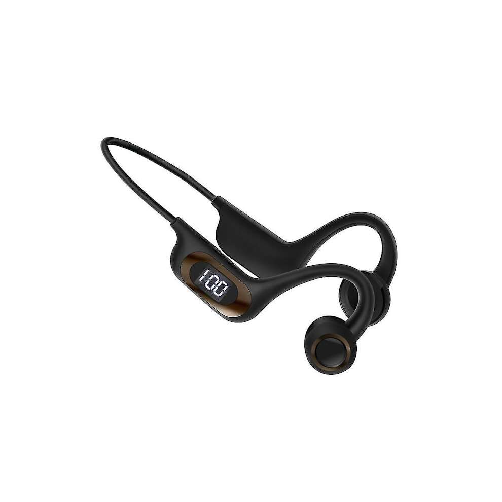 Compatible With Xiaomi Sport Waterproof Bone Conduction Headphones Wireless Headphones Bluetooth Compatible Black 9557311661198