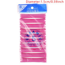 1Set 11 Sizes Hair Perm Rods Kit Cold Permanent Bar Plastic Curlers Roll