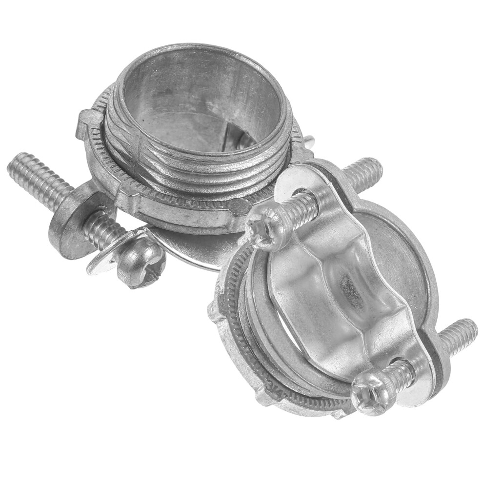 Cable Connector Junction Box Metal Wire Clips Clamp Type Connectors For Protect Cables 2 Pcs 9496895878557