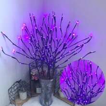 30" Branch Twig Lights 20 LED Branches Lights Flexible Simulation Tree Branches Decorative Light for Vase Decorations Indoor