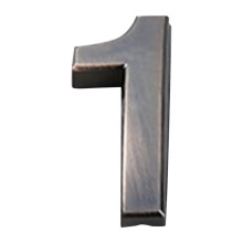 XIUH Home Decoration Imitation Metal Decoration Digital House Number 5cm Stereo Digital House Number (B)