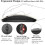 LINLIN Wireless Keyboard and Mouse Set, Rechargeable 2.4G Numeric Combo with Nano USB Receiver for PC Desktop Windows Notebook 5