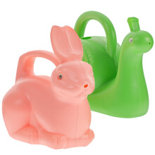 Eease 2Pcs Cartoon Watering Cans for & Beach Play