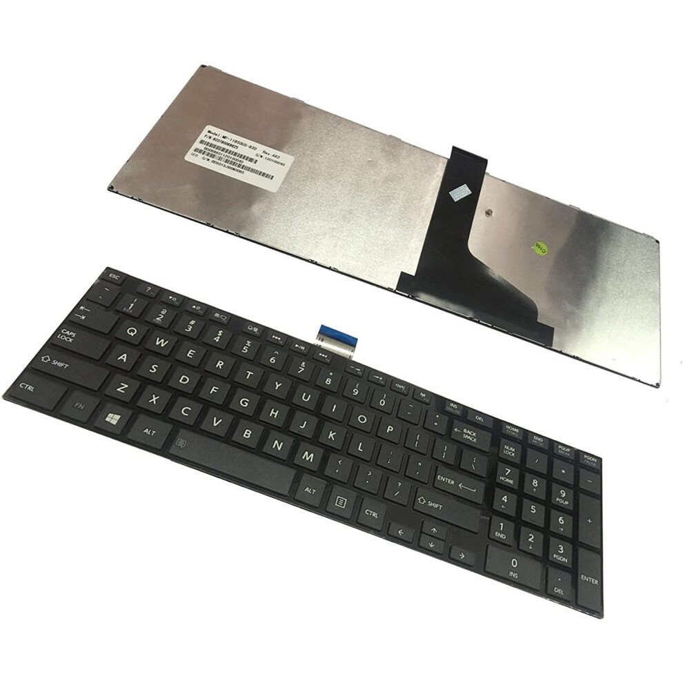 New Laptop Keyboard Replacement For Toshiba Satellite S850 S855 S870 S875 S855d S855-S5378 S855-S5252 S855-S5254, Us Layout Color Black 9448990308026