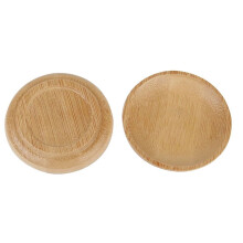 4pcs Small Dessert Bowls Bamboo Dipping Bowls Small Bamboo Dishes Digging Ingredient Bowls
