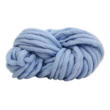 Giant Wool Yarn Chunky Arm Knitting Super Soft Wool Yarn Bulky Wool Roving