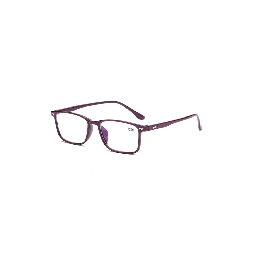 Anti-Blue Reading Glasses in Classic Design (+1.0 - +4.0) Purple +2.5