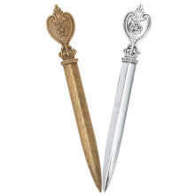 2 Pcs Envelope Slitter Letter Opener European Style Zinc Alloy