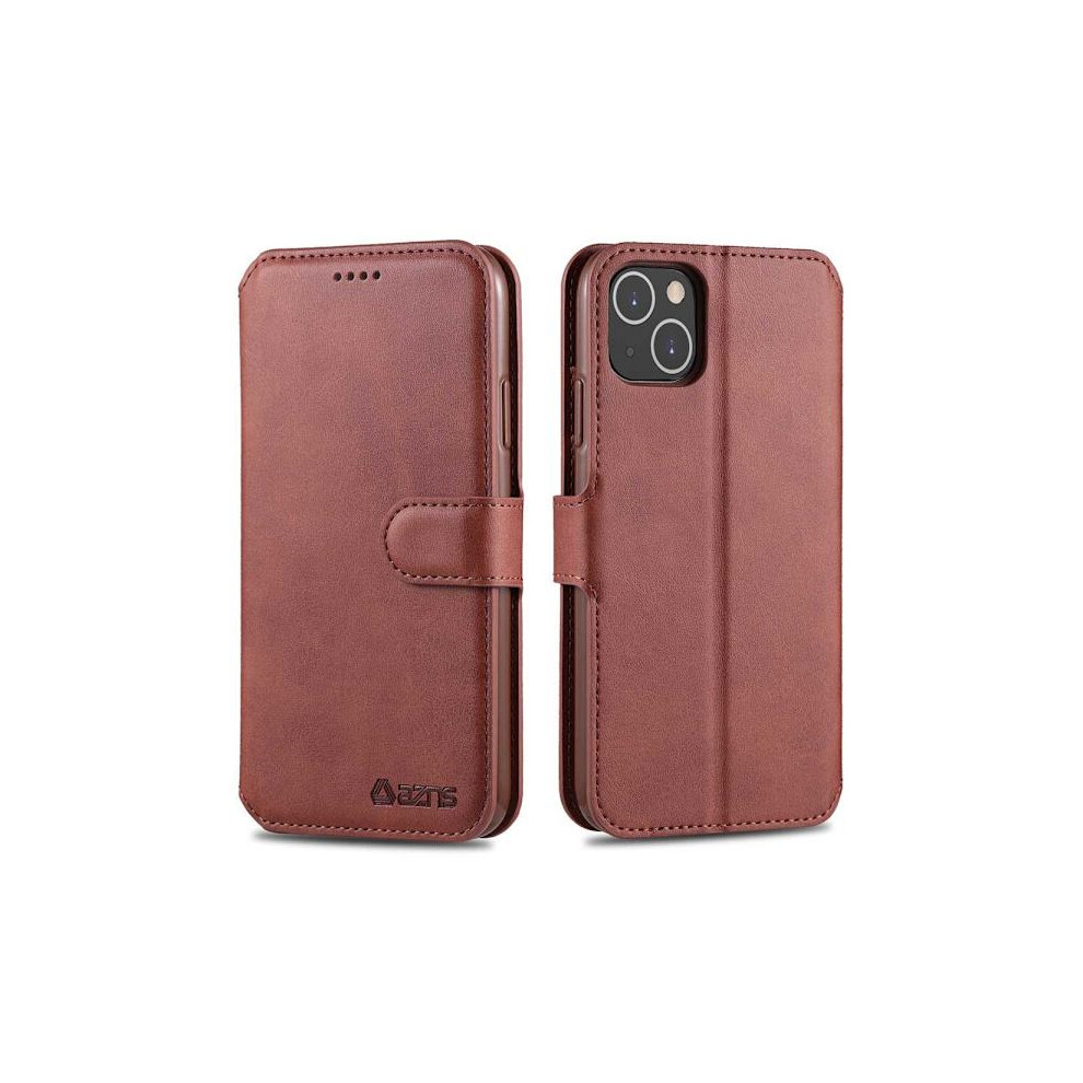 Compatible With Iphone 13 - Wallet Case Brown 9450273682556