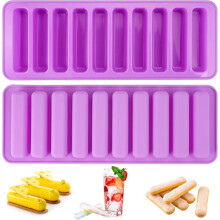 Set of 2 cereal molds - Cereal bar mold - 20 rectangular cavities - Cereal mold - Silicone mold