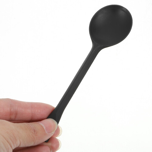 100 Pcs Disposable Spoon Plastic Spoons Flatware Tableware Soup Dumpling 1