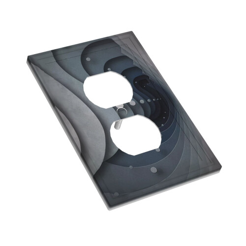 Colts Switching Lights Single Leather Roman Frame Switch Panel Wall Panel Single Double/Pull Light Switch 2