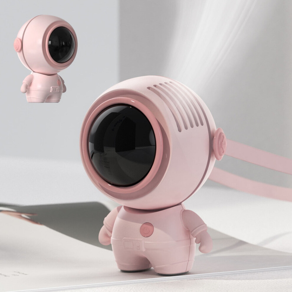 Oyigu Usb Portable Lanyard Small Fan Hanging Neck Handheld Leafless Spaceman Small Fan, Quiet Fan On Clearance 9555307233930