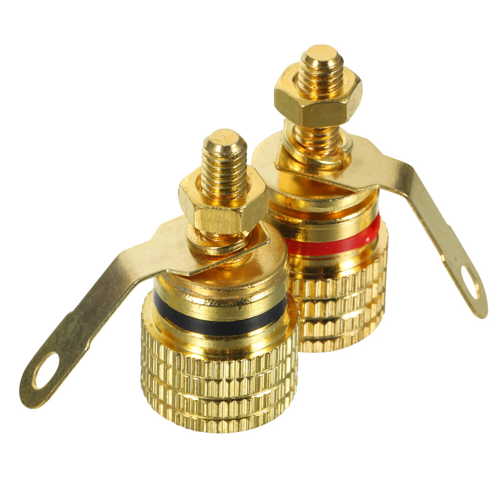 2 Pcs Speaker Connector Terminals Connectors Accessory For Amplifier Binding Post 9450273683003