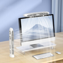 maxiaoxia Screen Fan, Compatible with Computer/Laptop, USB Super Silent Clip Fan for Home, Office, Outdoor, Portable Cooling Fan