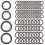 Eease 80pc Pressure Washer O Ring Kit Quick Connect Seals 1
