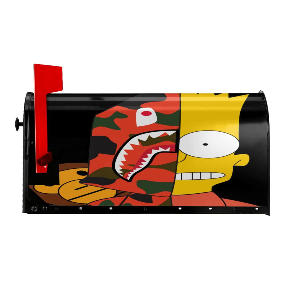 Ba-Pe Magnetic Mailbox Cover Garden Yard Home Decor For Outside, Decorative Outdoor Post Letter Box Wrap Decor Mail Wraps, 21X18 In 9555307235897
