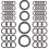 Eease 80pc Pressure Washer O Ring Kit Quick Connect Seals 6