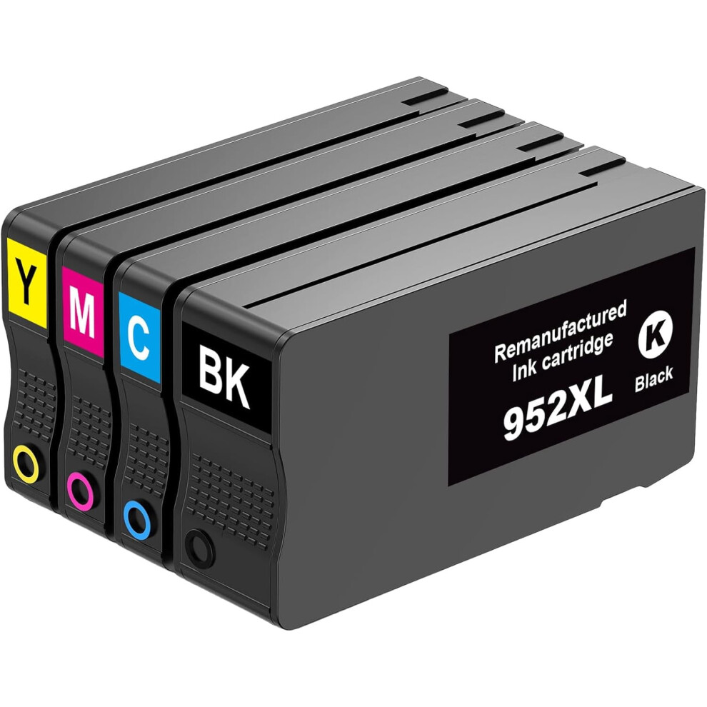 952Xl Ink Cartridges Replacement For Hp 952 Xl Ink Cartridges Combo Pack Work With Officejet Pro 7740 8210 8710 8720 9555307237853