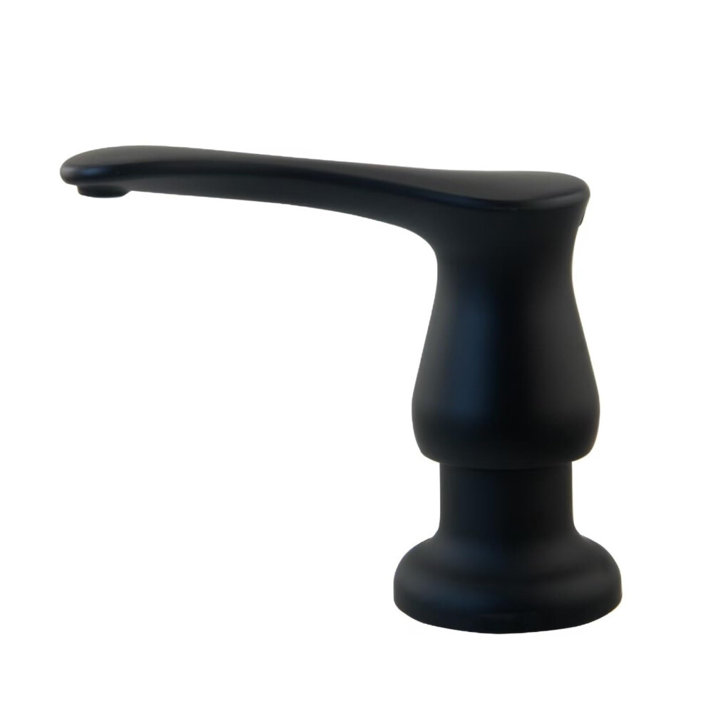 500Ml Kitchen Sink Soap Dispenser With 360 Rotation, Stainless Steel Dish Soap Pump Black 9113335480681