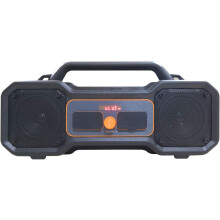 Sondpex GAM-I054 Waterproof Magnetic Boombox Bluetooth Speaker Durable for Jobsites, Portable, High Powered, Black