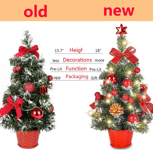 Pre-Lit Artificial Mini Christmas Tree