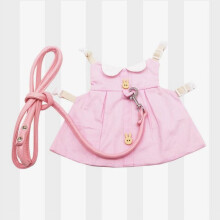 Small Animal Harness Vest with Leash, Travel Chest Strap for Rabbit Cat
