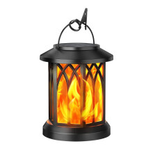 FFENYAN Solar Garden Wall Lamp, Solar Torch Lights with Flickering Flame, Outdoor Solar Powered Decorative Lighting for Yard Patio