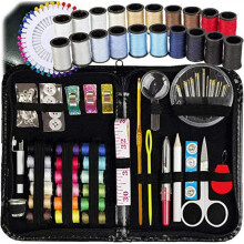 91 Pcs Sewing Kit for Adults and Kids, Basic Emergency Sewing Repair Kit for Home, Travel
