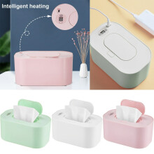 QUTETN Baby Wipe Warmer Dispenser 3 Mode 40-60C Adjustable Portable Smart Heater Large Capacity for Home Travel Car (White)