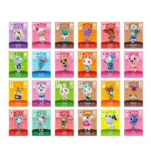 24 pcs Mini Game Cards Video Cassette Collection Animal Crossing Suitable for Switch (FMY)