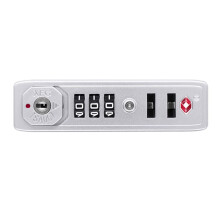 Padlock Anti-theft Luggage Weatherproof TSA Customs Lock 3 Digit Combination Lock TSA007 Safely Code Lock SILVER
