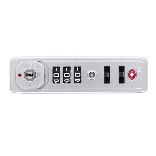 Padlock Anti-theft Luggage Weatherproof TSA Customs Lock 3 Digit Combination Lock TSA007 Safely Code Lock SILVER
