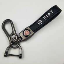 Car Leather Bike Keychain Metal Finish | Heavy Duty Keychain | Keychain And Hook Equipment Silver Hardware Silver Hardware Silver Hardware Fiat