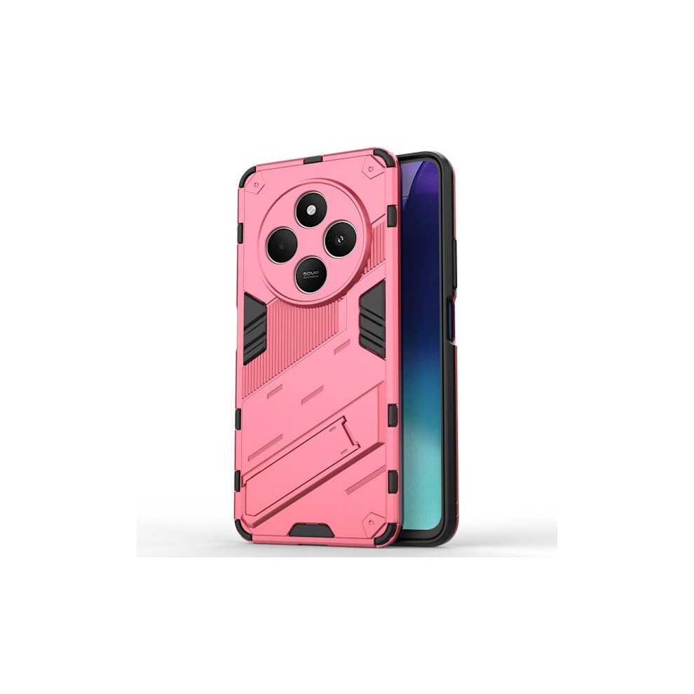 Compatible With Xiaomi Redmi 14C / 14R / Poco C75 Cover With Stand - Rose Pink 9558633675948